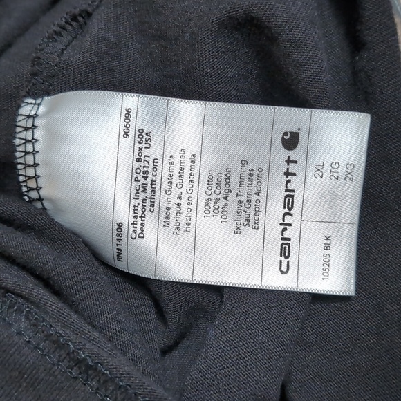 Carhartt Relaxed Fit Camo Stripe T-shirt Size 2XL In Black - Picture 7 of 7